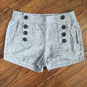 Express Women’s Sailor Shorts Linen Blend sz 6